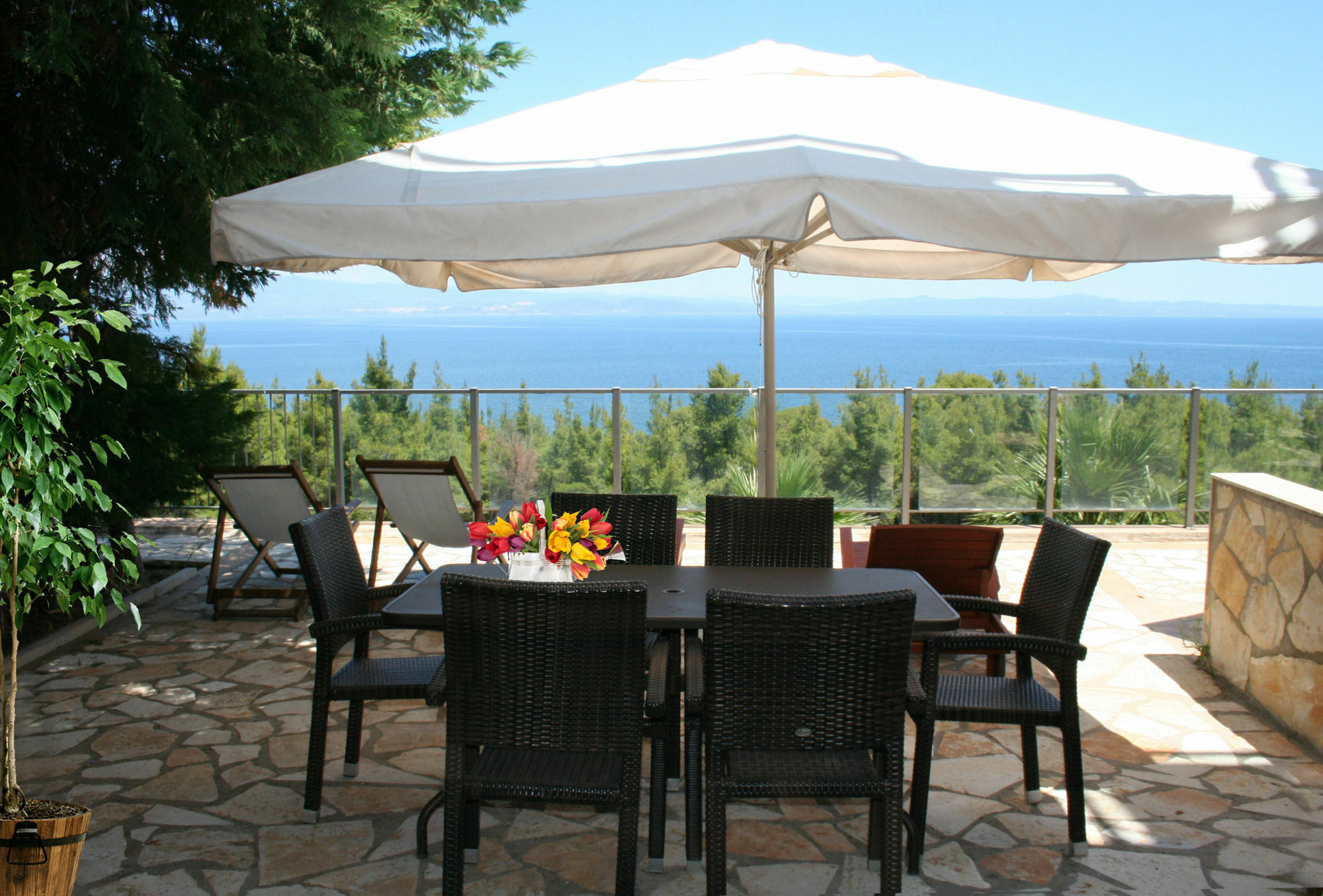 Néa Fókaia Paressa Villas מראה חיצוני תמונה