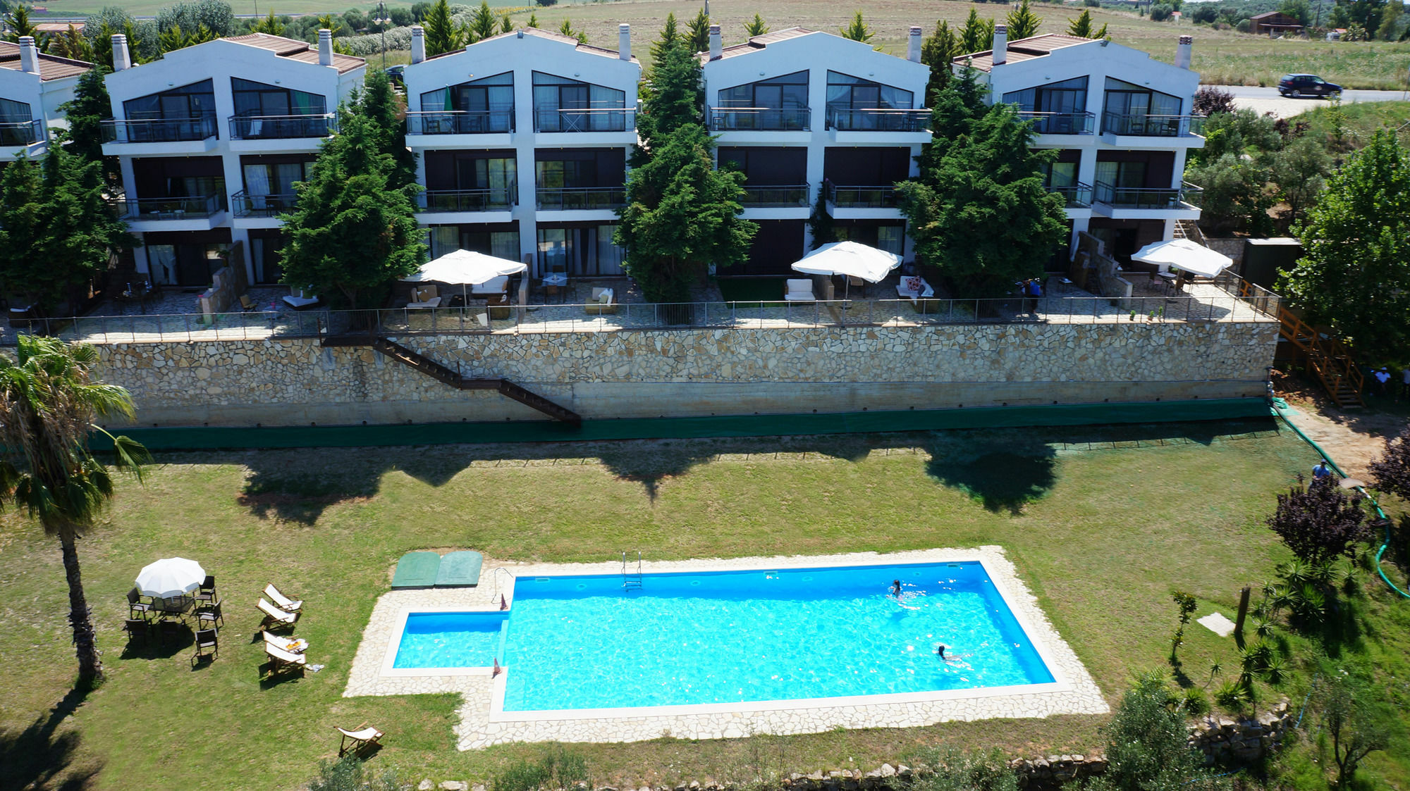 Néa Fókaia Paressa Villas מראה חיצוני תמונה